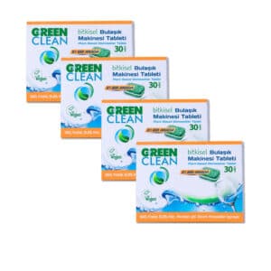 Green Clean Bitkisel Bulaşık Makinesi Tableti 30' Lu