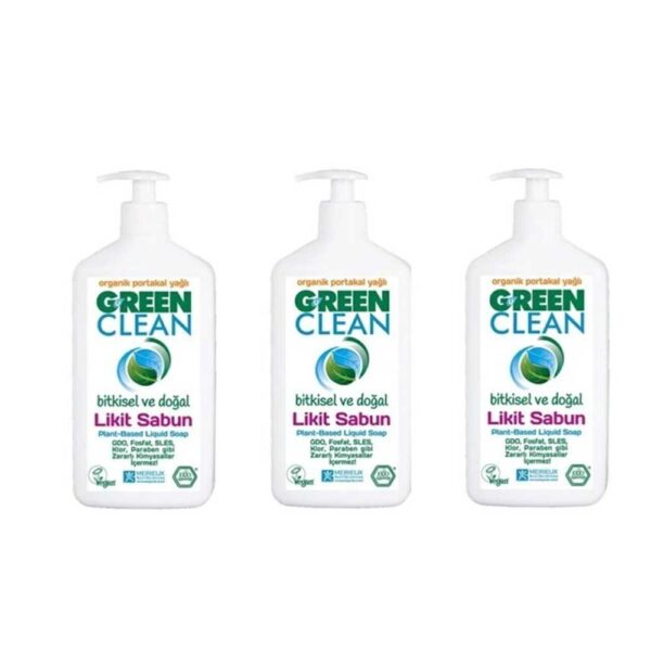 Green Clean Organik Portakal Yağlı Likit Sabun 500 ml